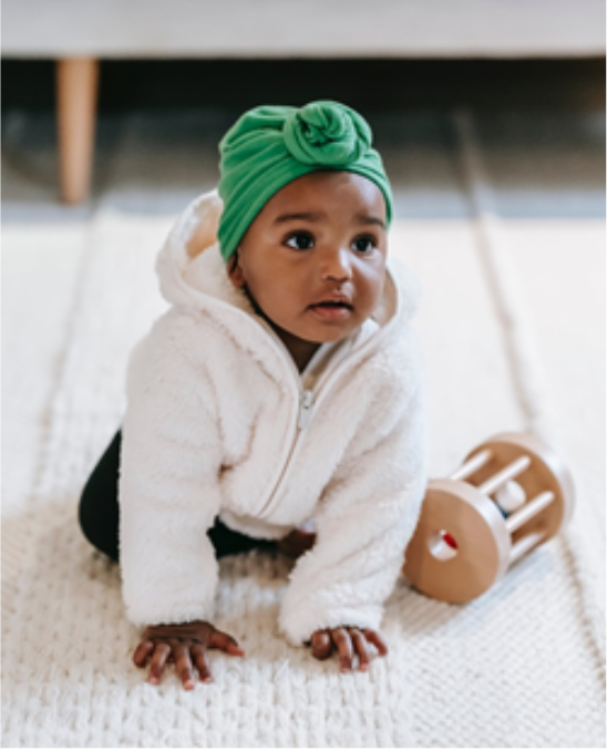 baby crawling