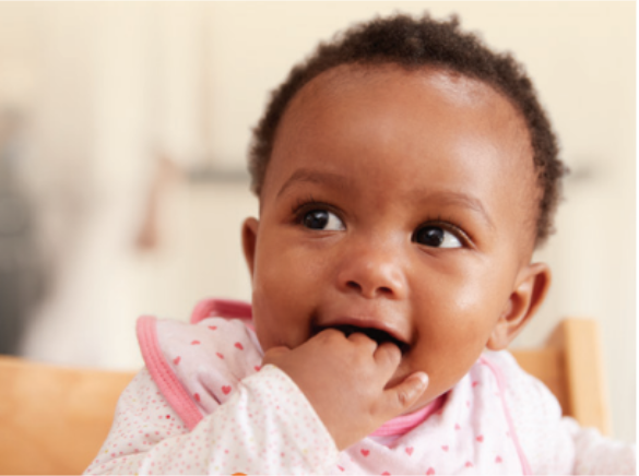 baby eating
