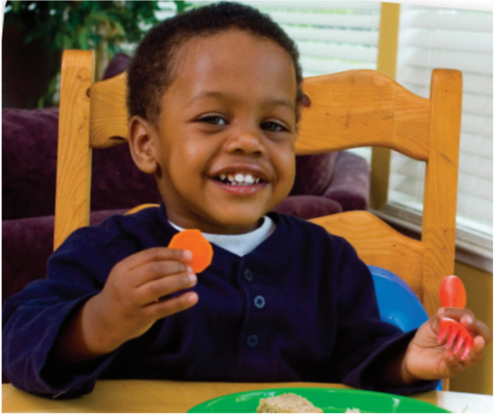 boy eating