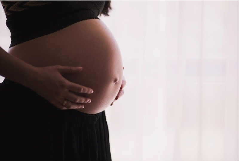 pregnant woman's belly