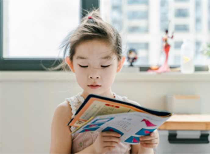 child reading