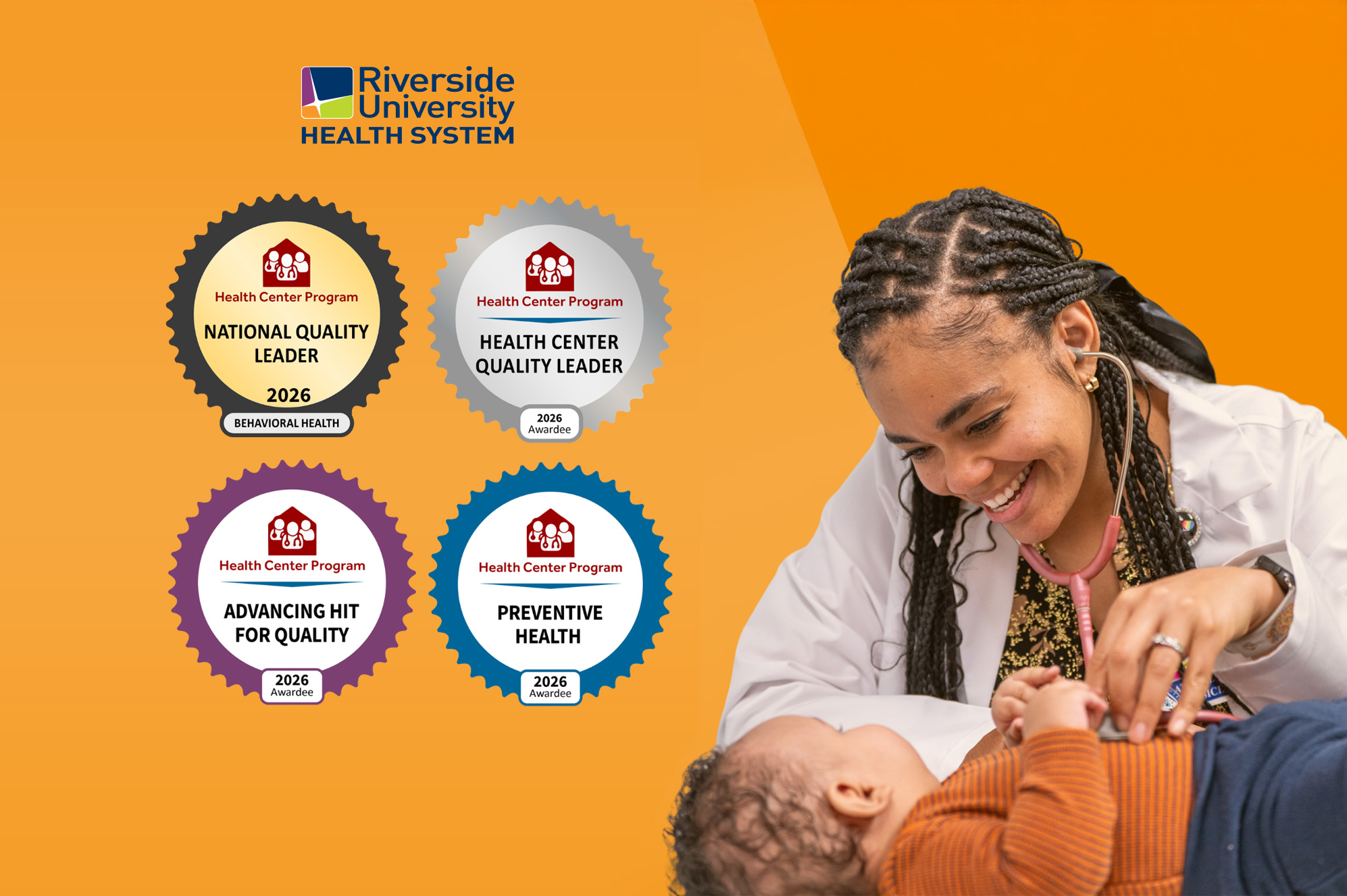 RUHS Clinics Earn National Awards for High-Quality Patient Care