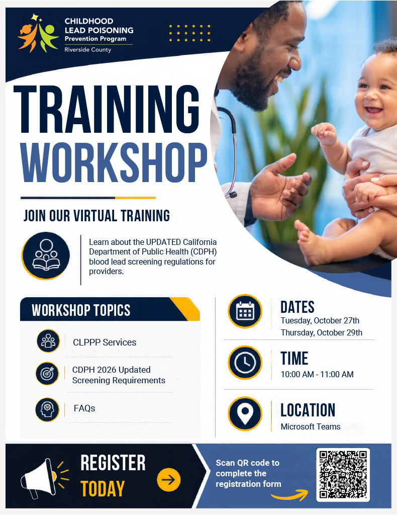 CLPPP CDPH Trainings 2026