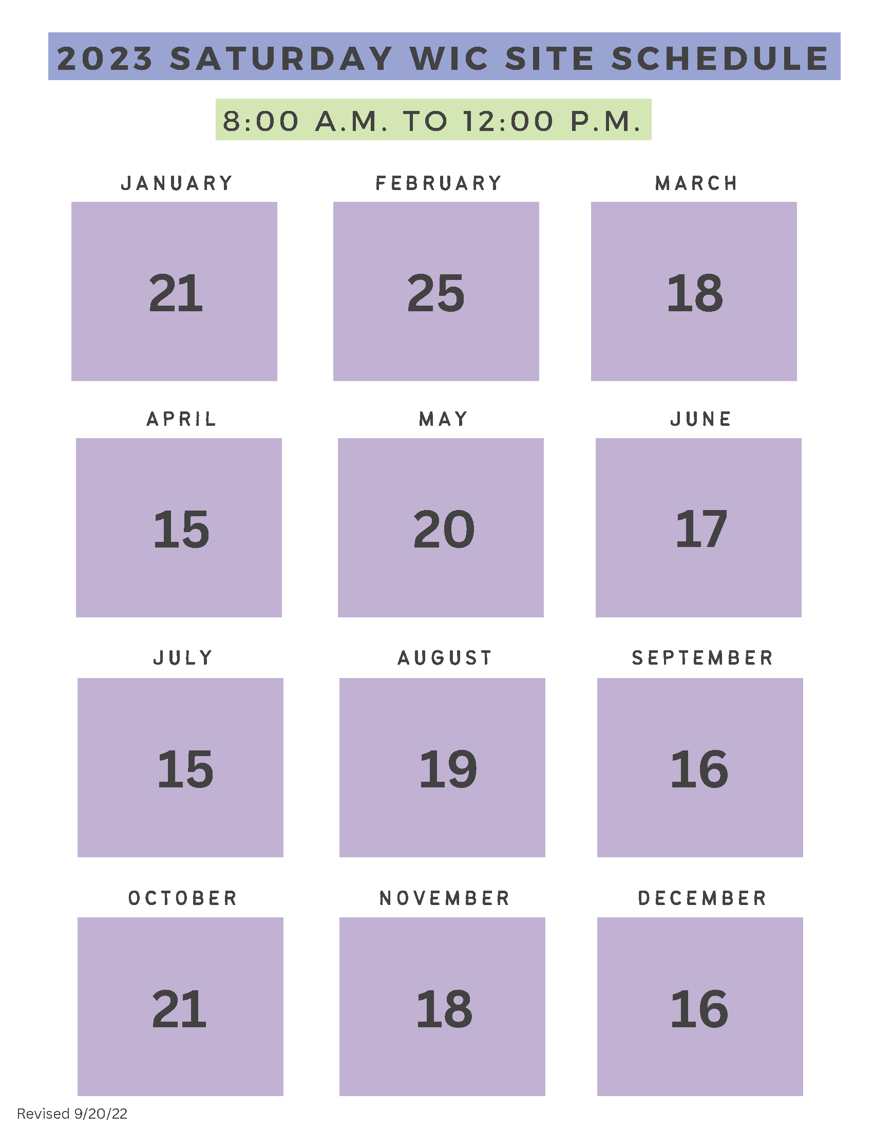 calendar