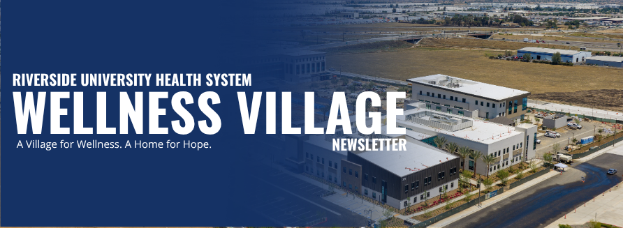 Image of the Wellness Village buildings.